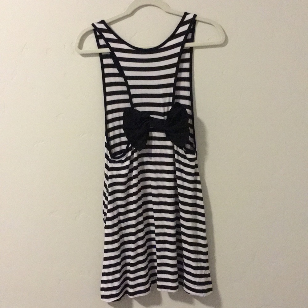 Tank Top Dress with Back Bow & Pockets